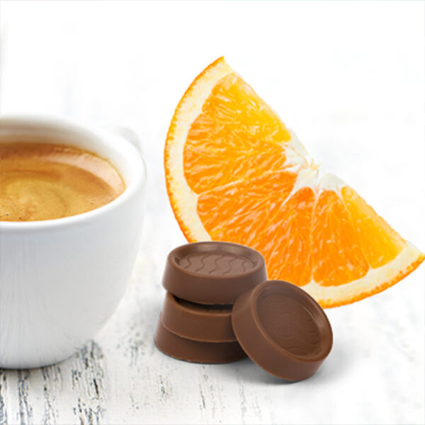 Brunberg Orange Milk Chocolate Button 250 g