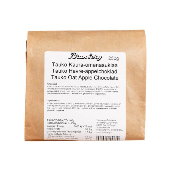 Brunberg Tauko Oat-Apple Chocolate 250g