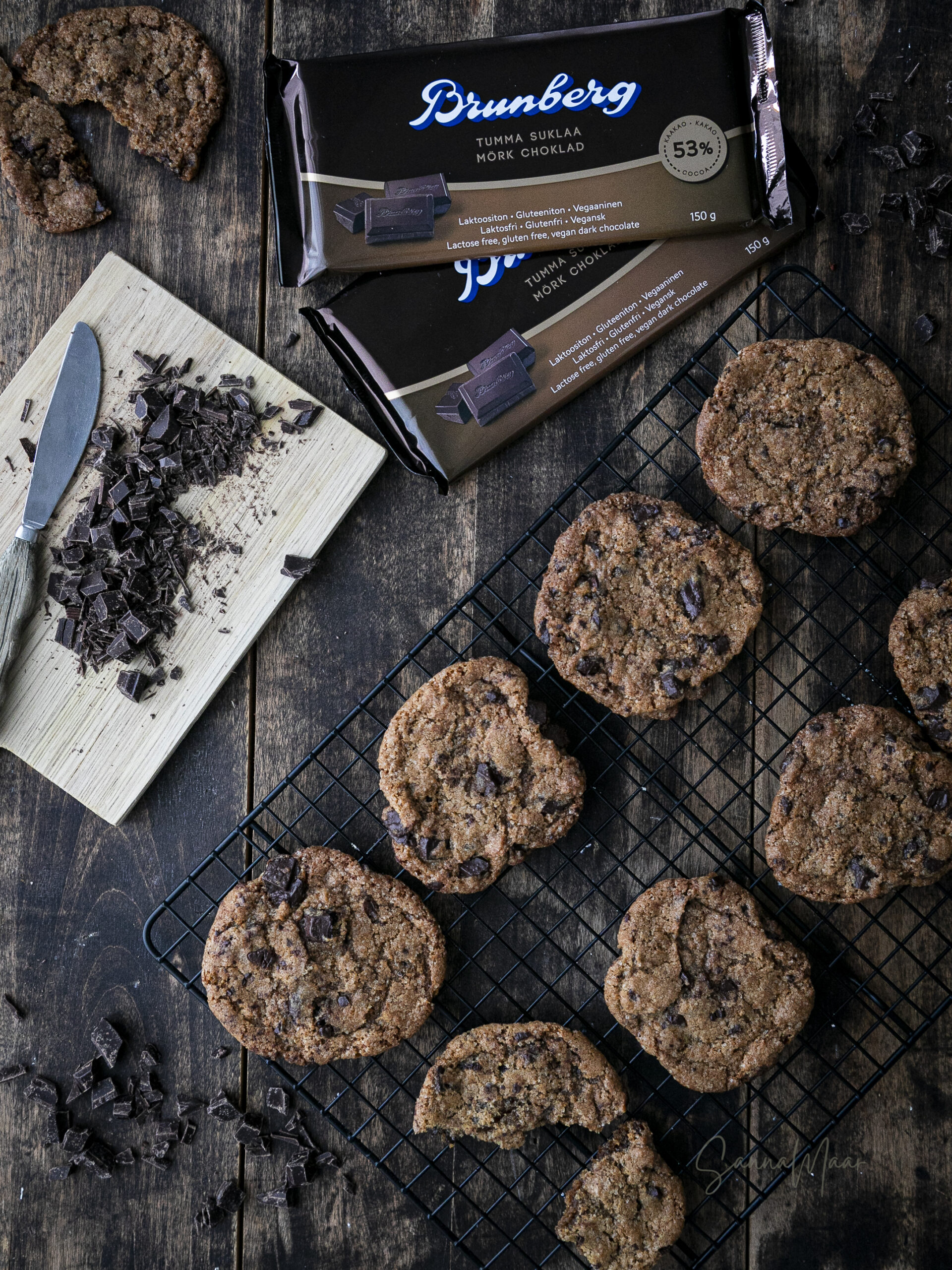 Brunberg - Brunberg vegaaniset suklaahippukeksit (4)
