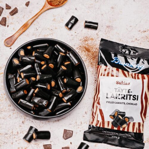 Brunberg suklaa täytelakritsi